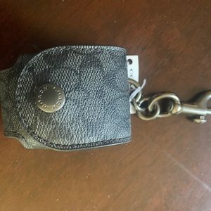 Coach AirPod case holder